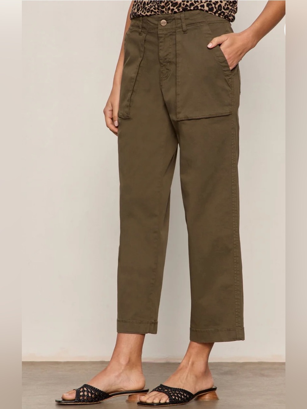 Sanctuary Ranger High Rise Cargo Utility Pants Size 30 in Burnt Olive